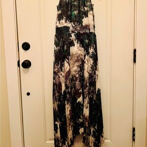 White House Black Market Multicolor Maxi Dress